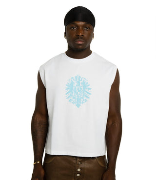 Eagle Sleeveless Tee White