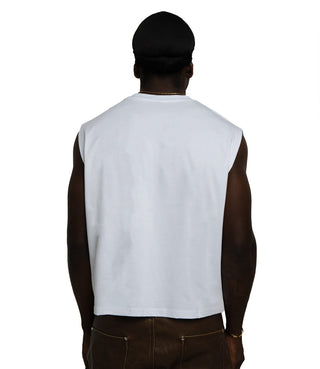Eagle Sleeveless Tee White