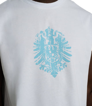 Eagle Sleeveless Tee White